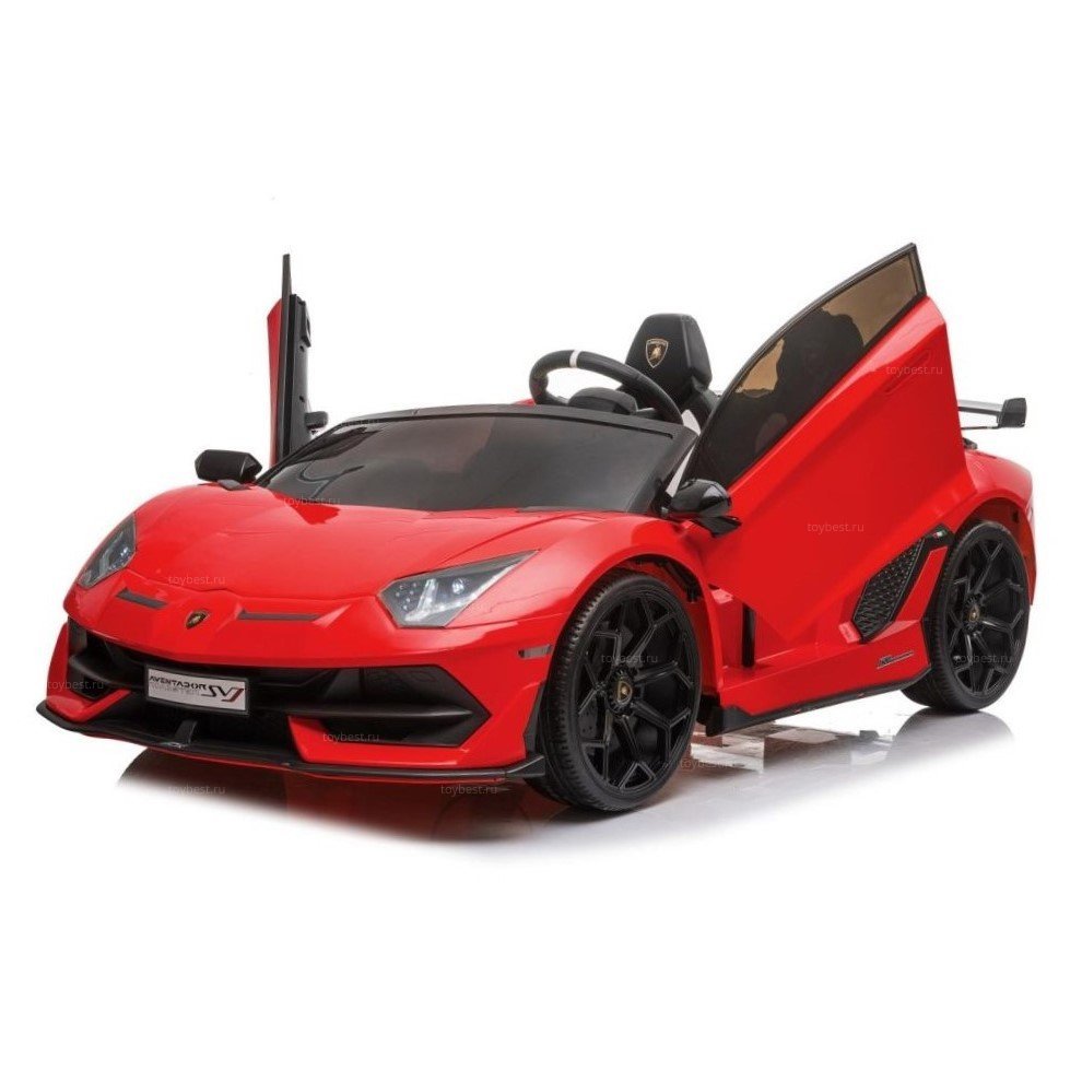 Детский электромобиль Lamborghini Aventador SVJ Red Carbon (дрифт, 15 км/ч,  24V) - SX2028S-RED купить с доставкой или самовывозом в интернет-магазине  «Тойбест»