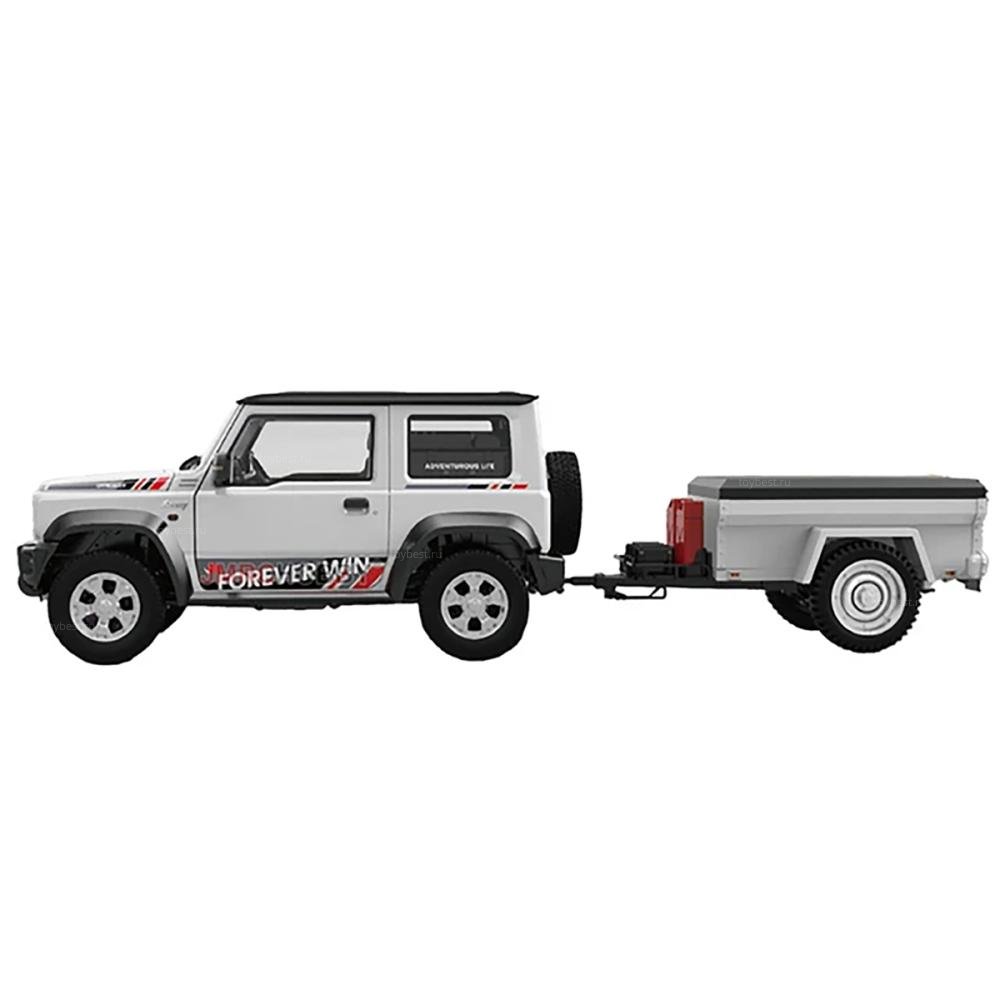 Радиоуправляемый внедрожник Suzuki Jimny PRO с прицепом (свет, выхлоп,  Li-Po 5C) - HG4-53PRO-54-W купить по выгодной цене от интернет-магазина  Тойбест