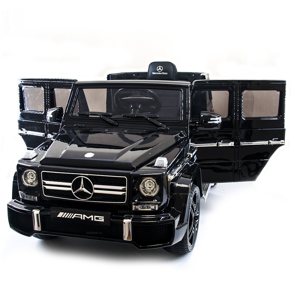 Детский электромобиль Mercedes Benz G63 LUXURY 2.4G - Black - HL168-LUX-B  купить с доставкой или самовывозом в интернет-магазине «Тойбест»