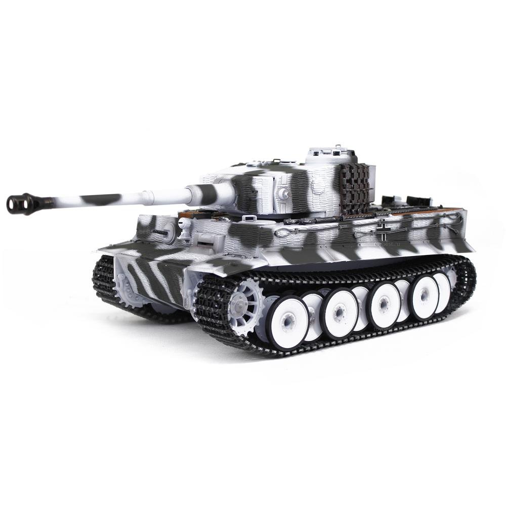 Радиоуправляемый танк Taigen Tiger 1 Германия 1:16 (зимний камуфляж, звук,  дым V3) - AS3818-D-WINTER купить с доставкой или самовывозом в  интернет-магазине «Toybest»